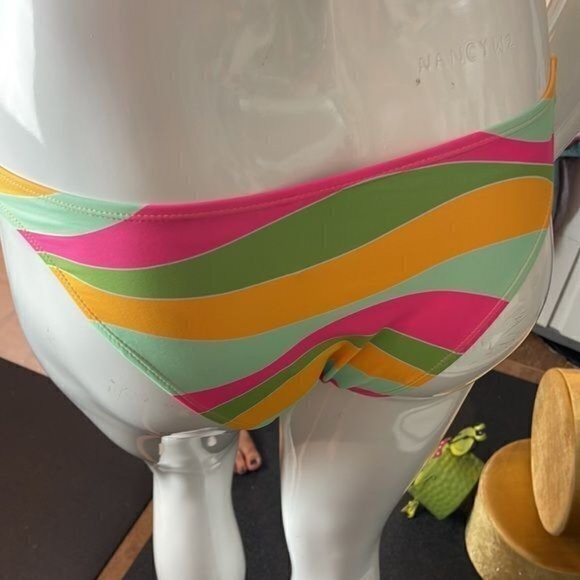 Forplay Underwire 2 Piece Bikini Cheeky Multi Thick Band  Color Size M RefFNB - Picture 8 of 12